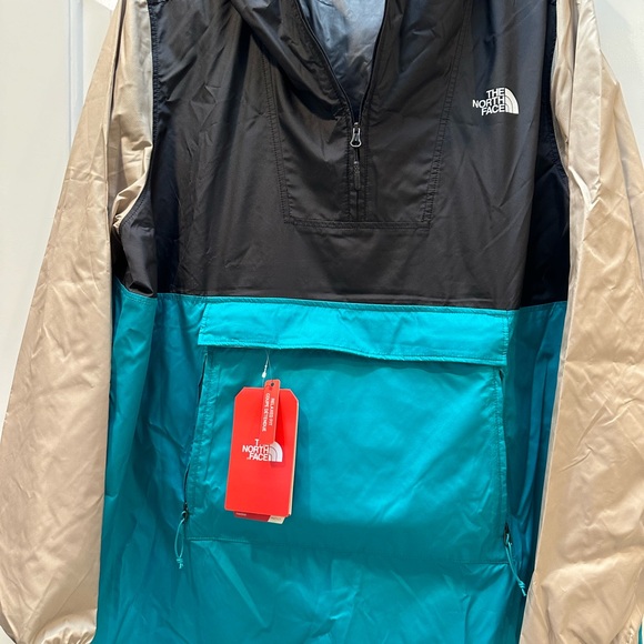 The North Face Fanorak Teal Jacket - water and wind resistant jacket NEW size XL - Picture 4 of 6
